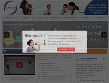 Tablet Screenshot of dif-on-line.caraxo.fr